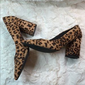Leopard print, Chunky heels, Sz 9.5, A New Day